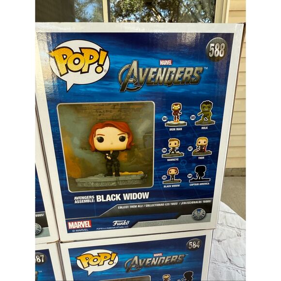 Funko Pop Deluxe Marvel Avengers Assemble Figures Complete Set Of 6 NEW - Picture 13 of 15